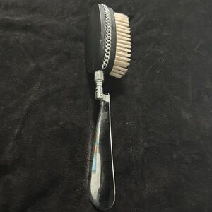 Shoe Horn Clothes Brush Swank expanding stainless combo Travel vintage1960' RARE